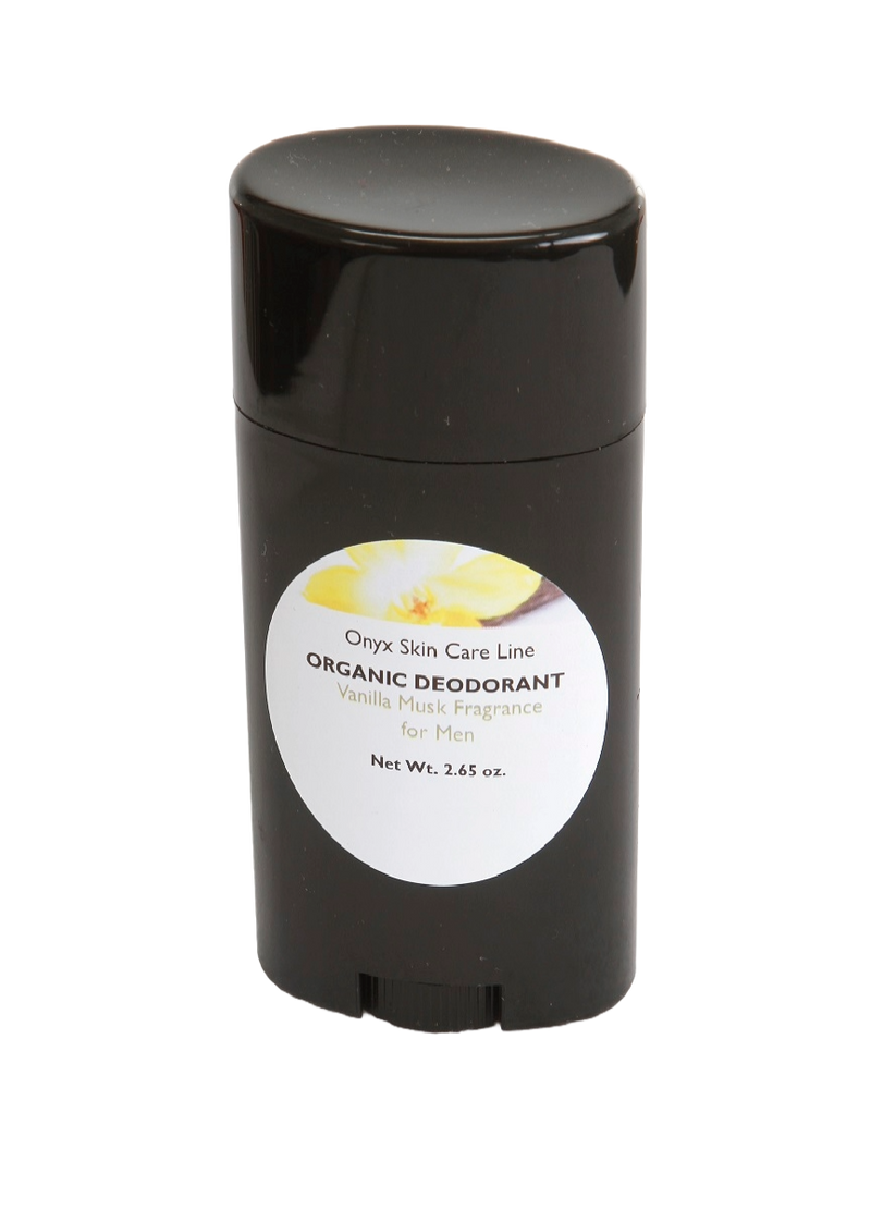 ORGANIC DEODORANT- VANILLA MUSK  FRAGRANCE - FOR MEN ITEM CODE: 647535610191