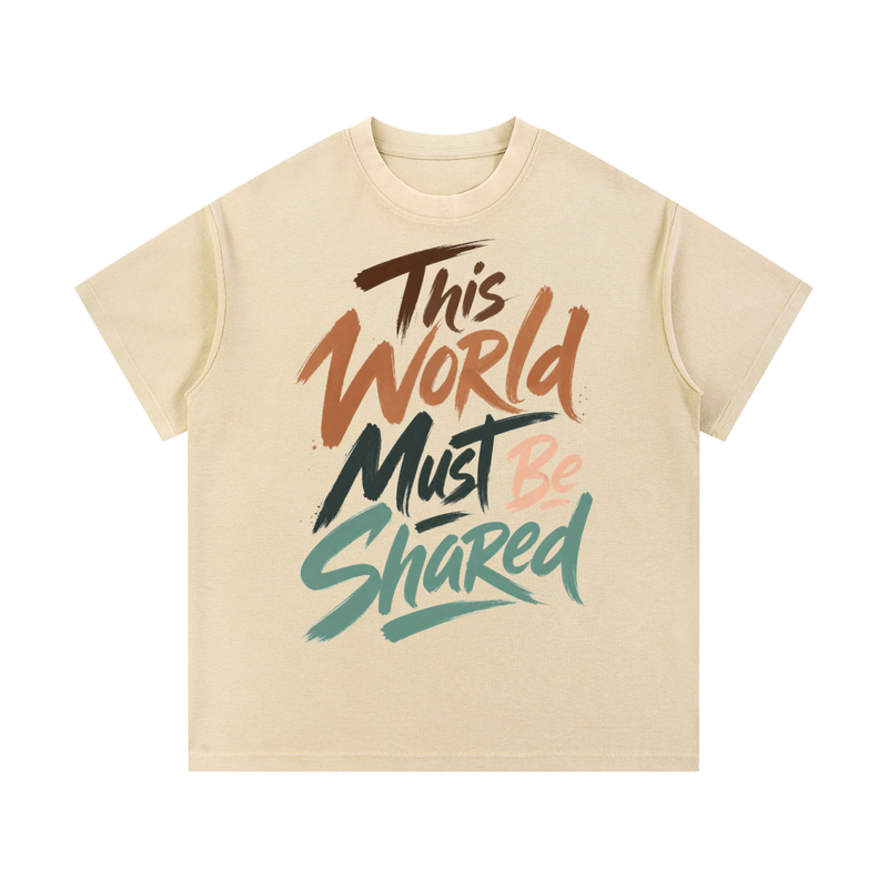 Mineral Wash Waffle Knit T-Shirt