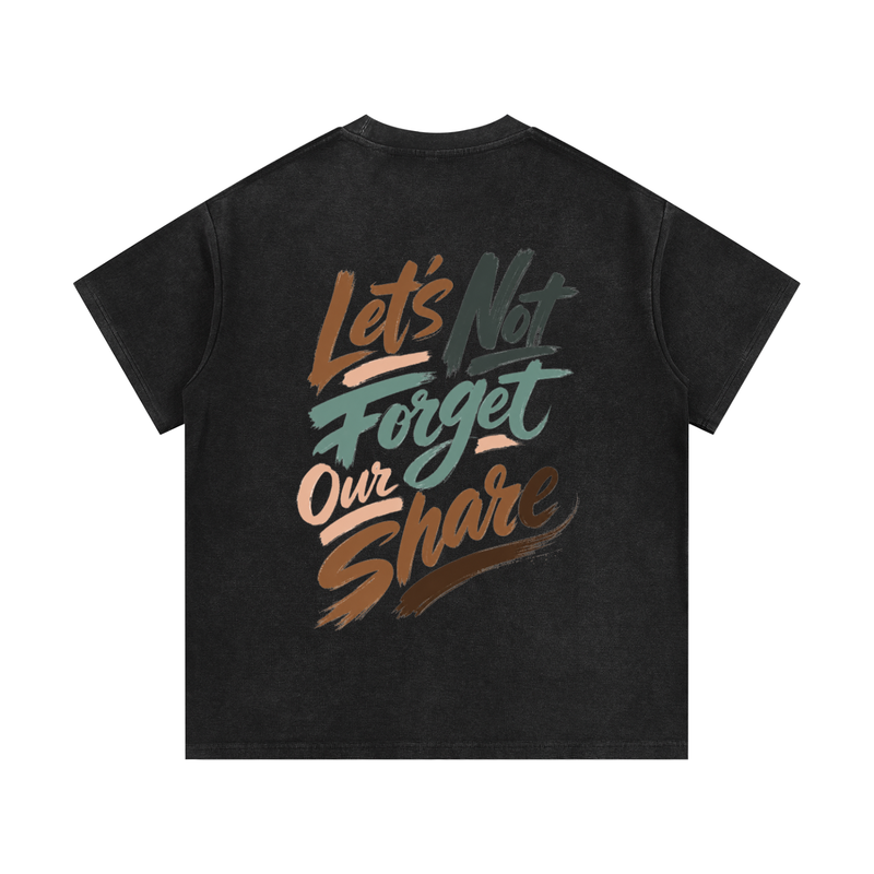 Mineral Wash Waffle Knit T-Shirt