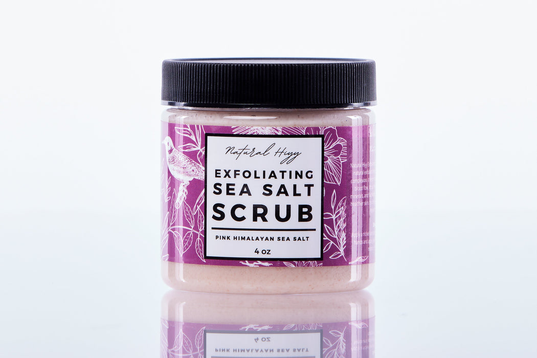 (2 Pack) Exfoliating Sea Salt Scrub - Natural Hiyy