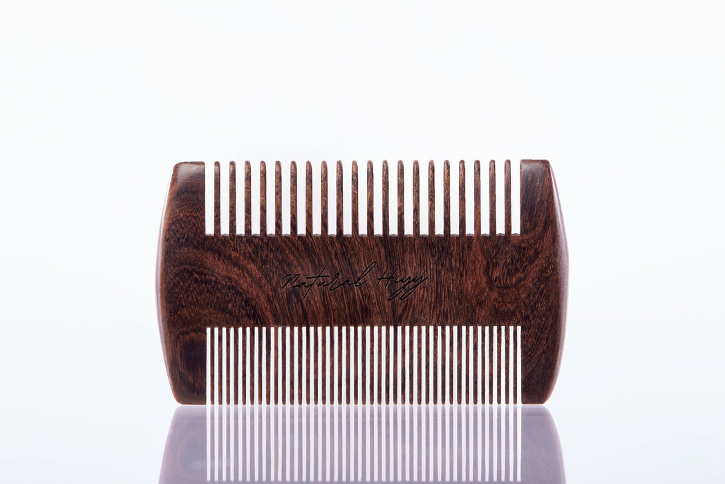 (2 Pack) Men's Beard Comb - Natural Hiyy