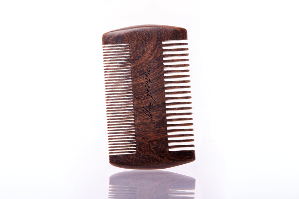 (2 Pack) Men's Beard Comb - Natural Hiyy