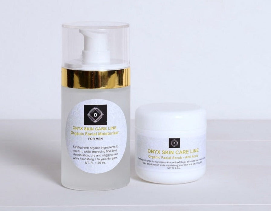 Anti-Acne Two-Step System Facial Scrub and Moisturizer - For MEN - 660457693622