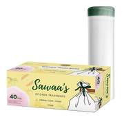 (2-Pack) 13 Gallon Tall Kitchen Drawstring Trash Bags , 40 Count - Sawaa's