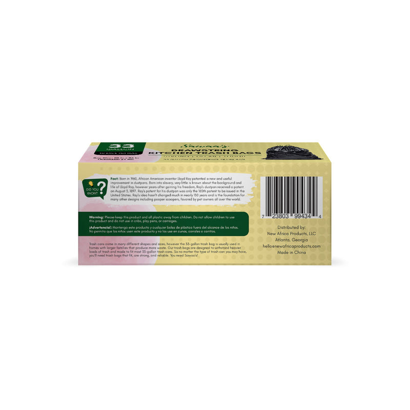 33 Gallon Tall Kitchen Drawstring Trash Bags