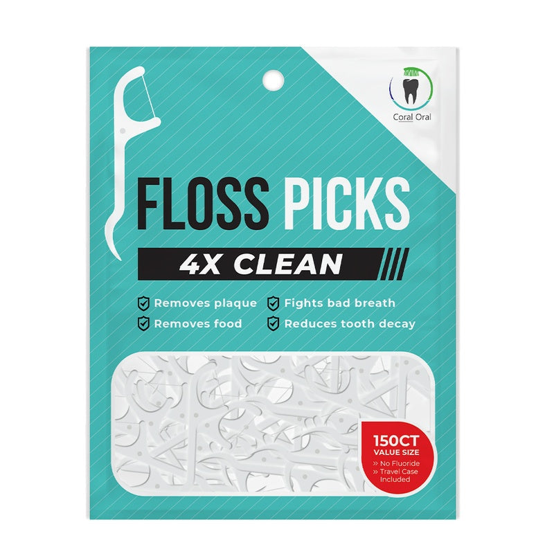 Floss Picks - 150 Count with Travel Case