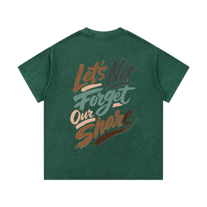 Mineral Wash Waffle Knit T-Shirt
