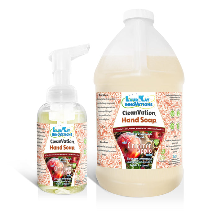 CleanVation HandSoap™ Safer & Effective Foaming Hand Soap Bundle - 9 fl oz and 64 fl oz Refill