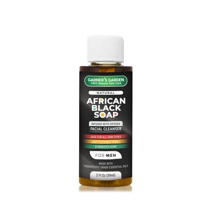 African Black Soap Facial Cleanser - Men's