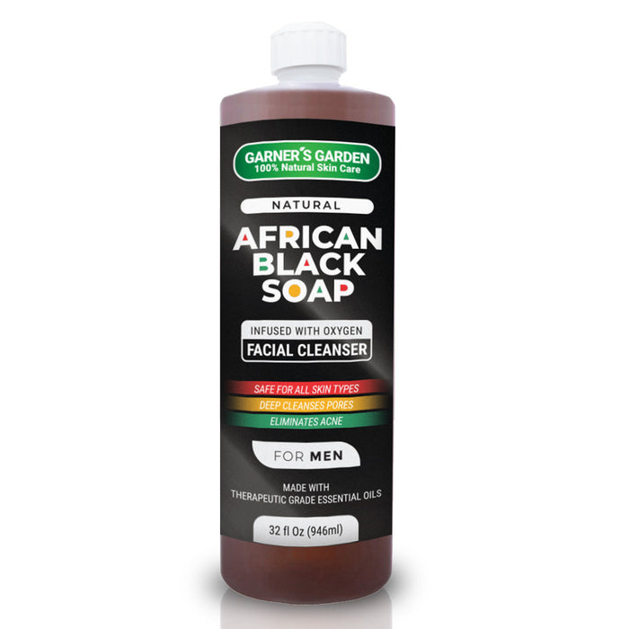 African Black Soap Facial Cleanser - Men's