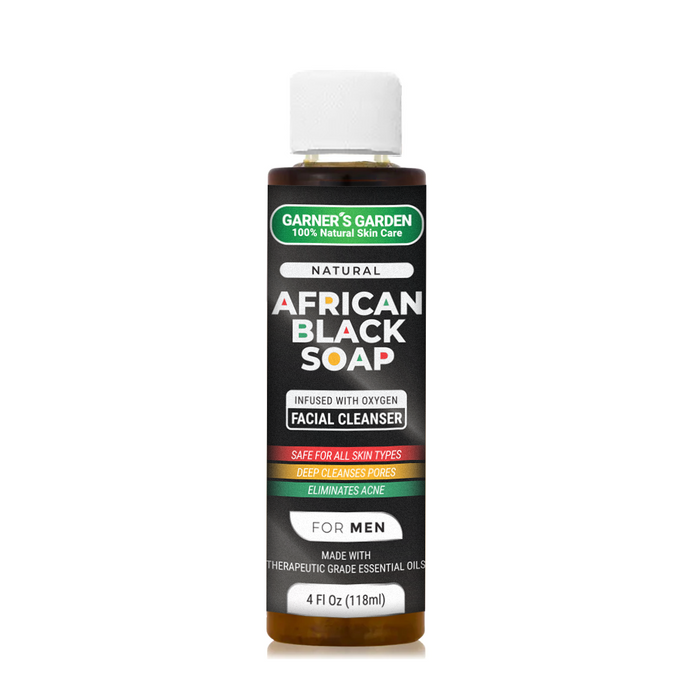 African Black Soap Facial Cleanser - Men's