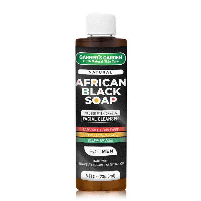 African Black Soap Facial Cleanser - Men's