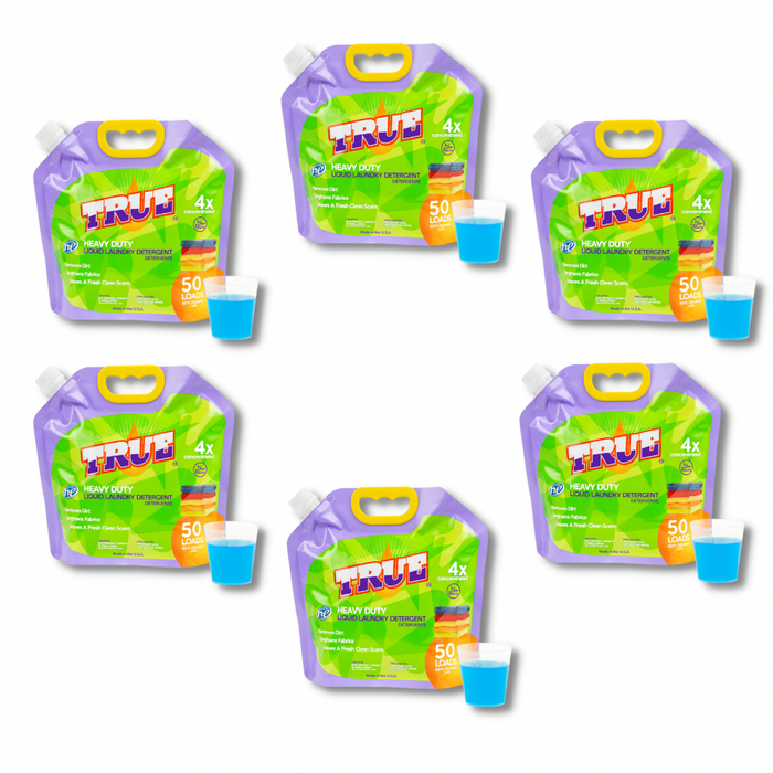 6 • True Laundry Detergent • 50 Load Combo