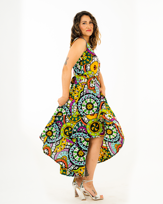 Abike High-Low Dress