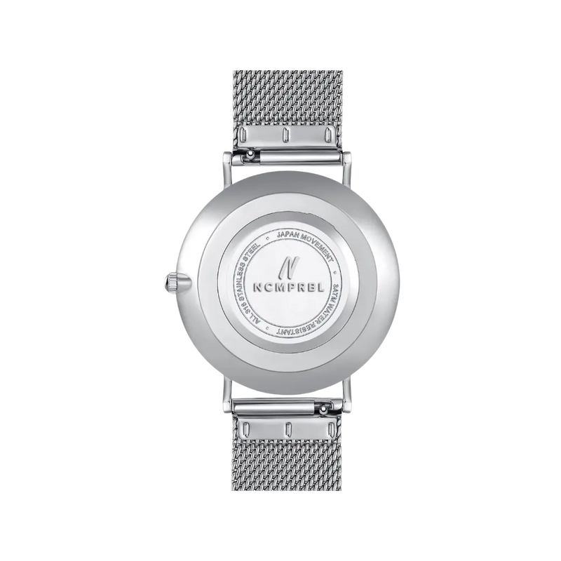 Advance Chrome 36MM Unisex Mesh Watch In Silver