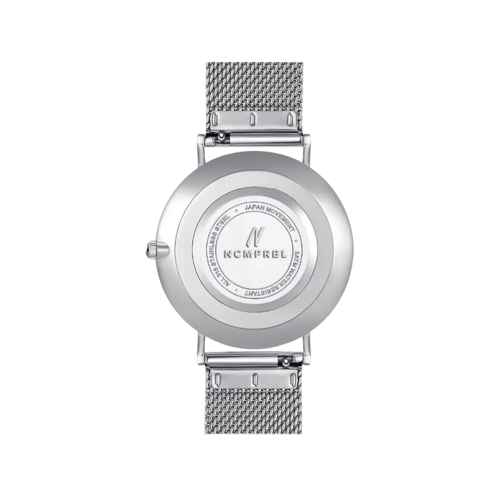 Advance Chrome 36MM Unisex Mesh Watch In Silver