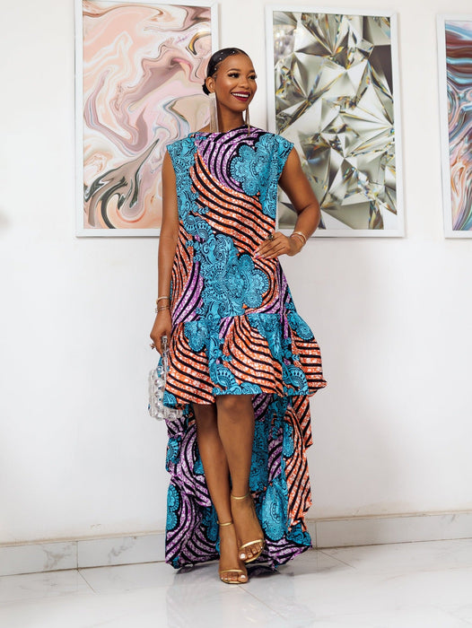 Agbaya Ruffle Dress