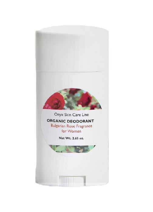 ORGANIC DEODORANT- BULGARIAN ROSE FRAGRANCE - FOR WOMEN ITEM CODE: 601956330885