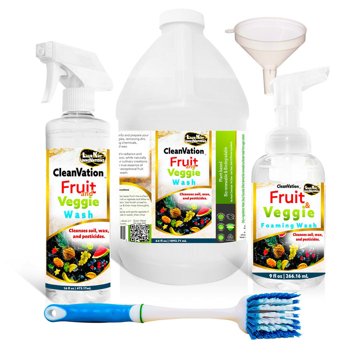 CleanVation™ Plant based Fruit and Veggie Wash