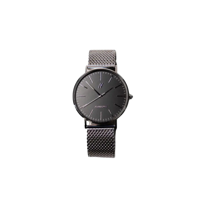 Advance Night Cap 40MM Unisex Watch In Silver/Black