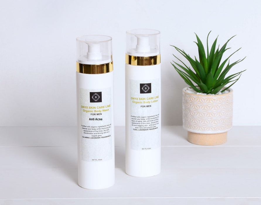 DUO SKIN CARE ANTI-ACNE SYSTEM - Nourishing Wash and Lotion - Fragrance Free- for MEN -  ITEM CODE: 601950409488