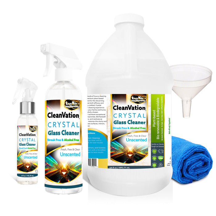 CleanVation™ Crystal Plant-Based Glass Cleaner