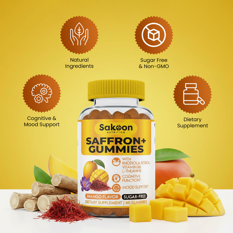 Sugar-Free Saffron Mood Gummies