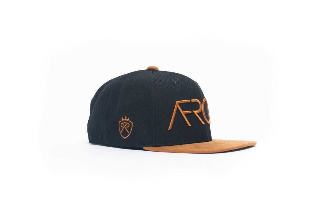 AFRCN- Suede brim Snapback Hat- Culture