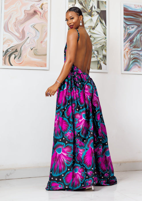 Fundua Backless Maxi Dress