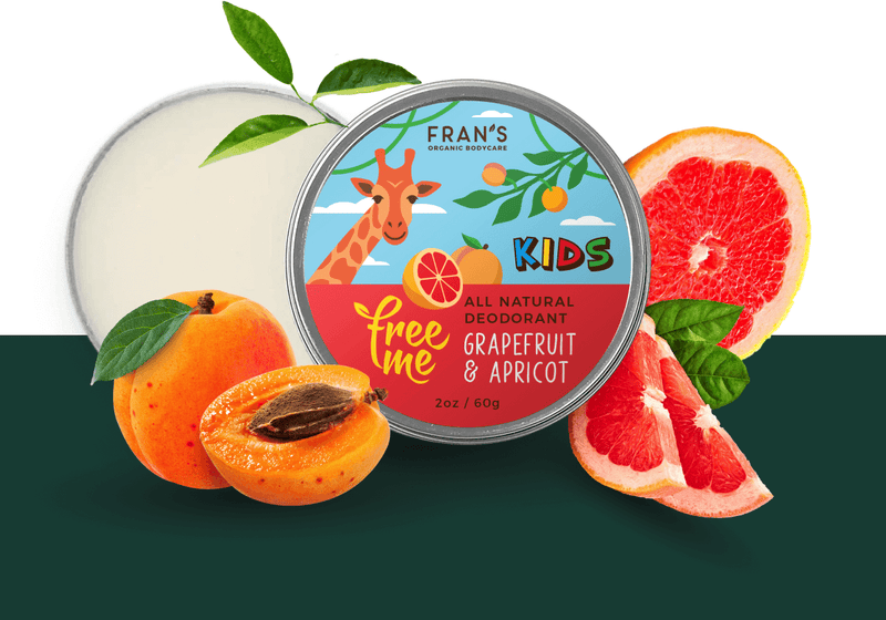 FreeMe Deodorant Grapefruit & Apricot Kids