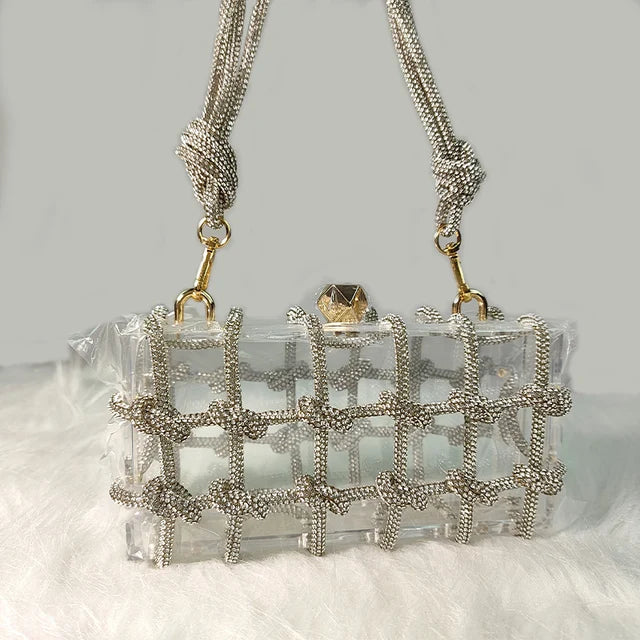 Crystal Clutch Bag