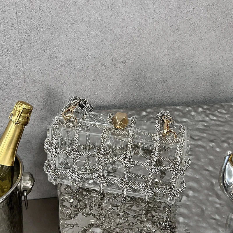 Crystal Clutch Bag