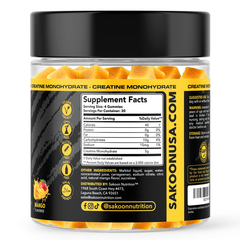 5000mg Creatine Monohydrate Gummies