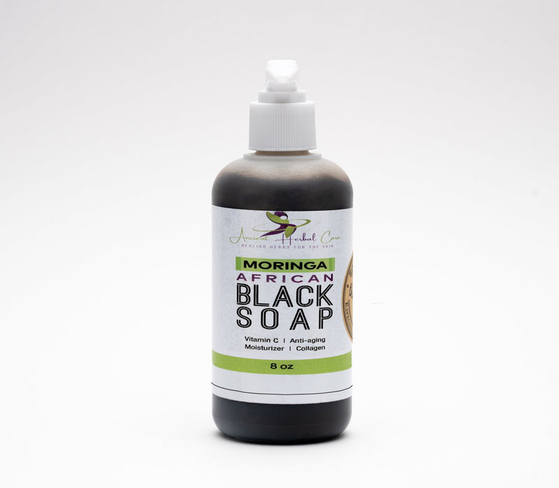 Moringa African Black Soap - liquid formula