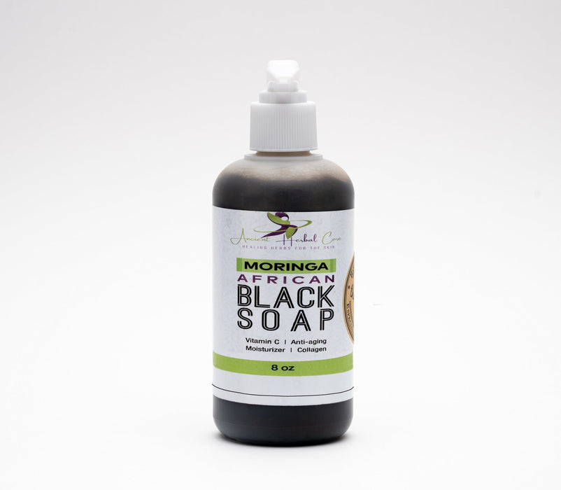 Moringa African Black Soap - liquid formula