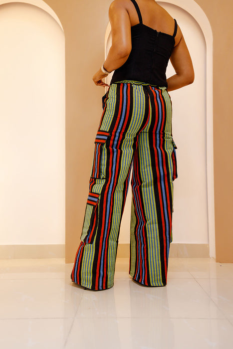 Njepu Aso Oke Cargo Pant