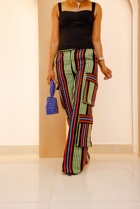 Njepu Aso Oke Cargo Pant