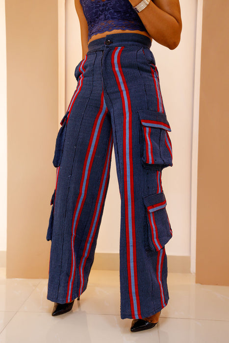 Okwa Aso Oke Cargo Pant