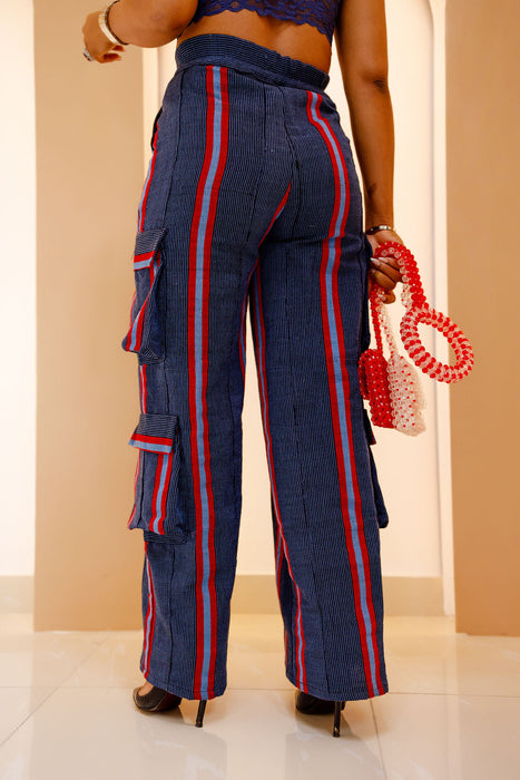 Okwa Aso Oke Cargo Pant