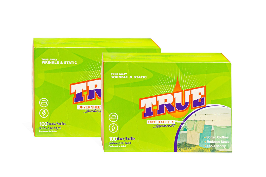 True Laundry Dryer Sheet - 2 Pack