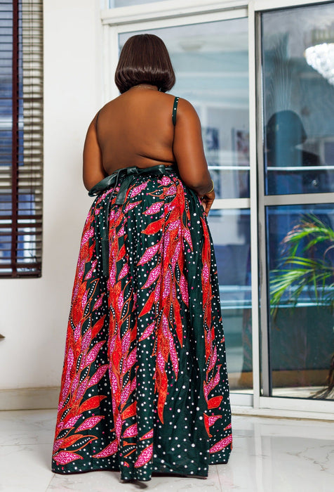 Saratu Backless Maxi Dress