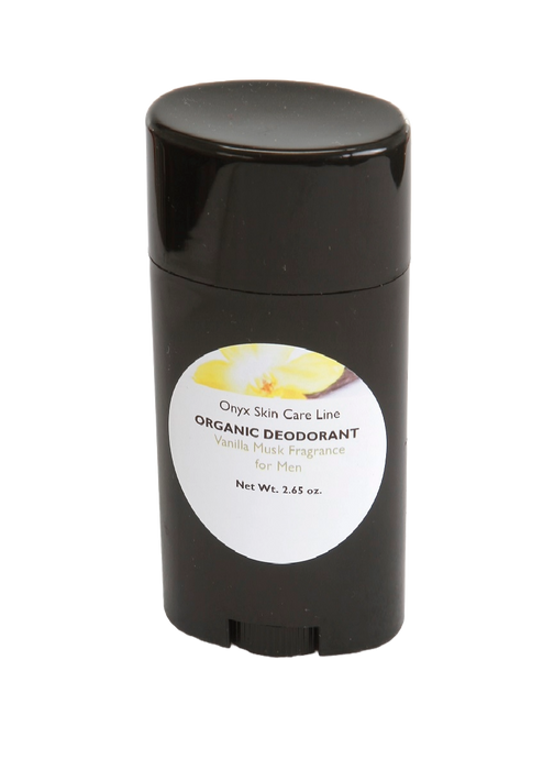 ORGANIC DEODORANT- VANILLA MUSK  FRAGRANCE - FOR MEN ITEM CODE: 647535610191