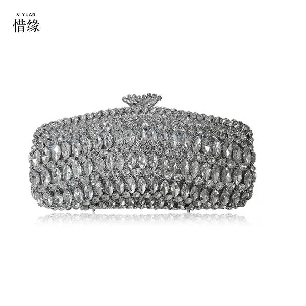 Crystal Clutch Handbag