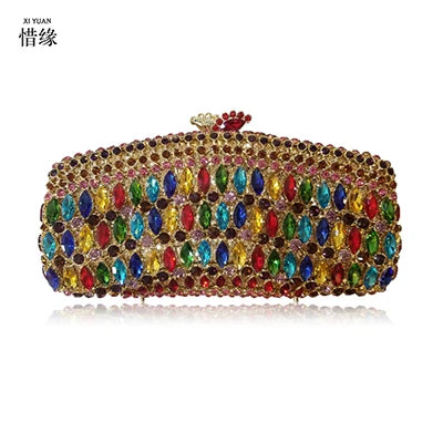 Crystal Clutch Handbag