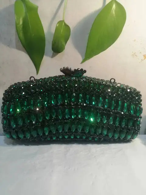 Crystal Clutch Handbag