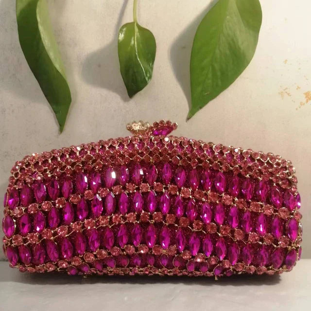 Crystal Clutch Handbag