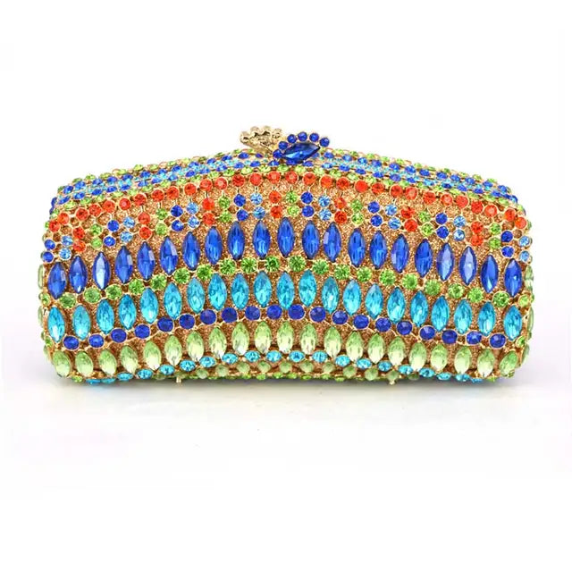 Crystal Clutch Handbag