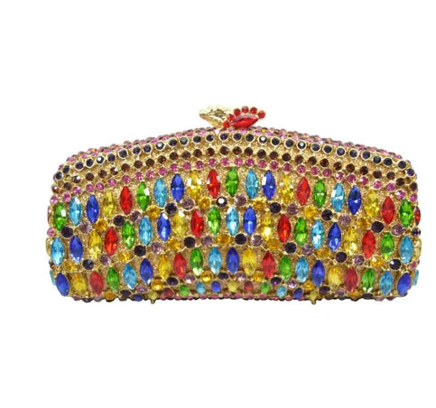 Crystal Clutch Handbag