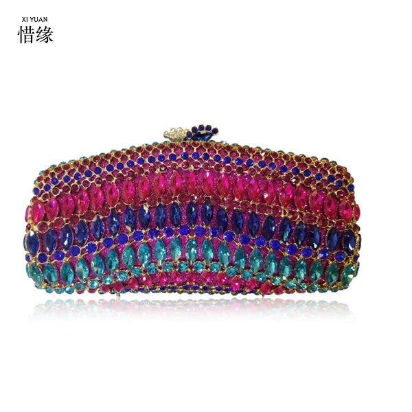 Crystal Clutch Handbag