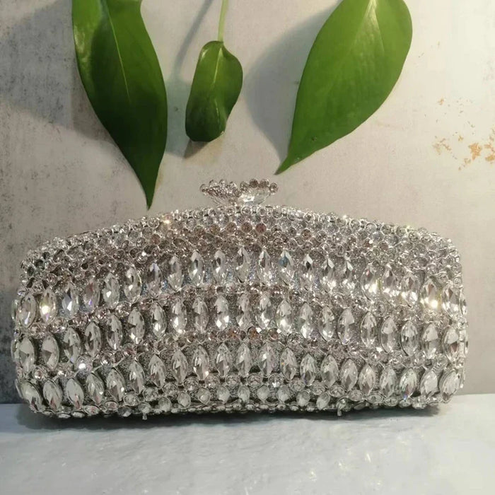 Crystal Clutch Handbag